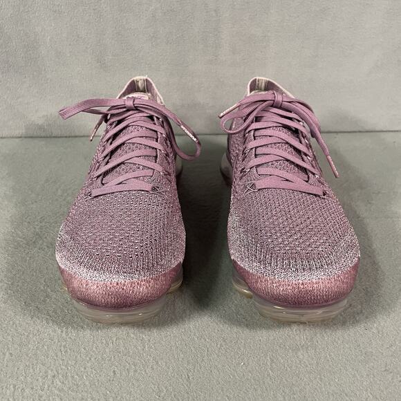 Nike Air Vapormax Flyknit Women Sz 8.5 Purple Running Shoes 849557-500 Sneakers - Picture 2 of 7